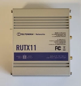 NEW/SEALED - TELTONIKA RUTX11100400 Industrial 4G LTE Cat6 Cellular Router - Picture 1 of 9