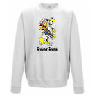 Sweat-shirt 100 % coton Lucky Luke, Riding On Jolly Jumper (blanc)