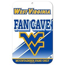 11"x17" Fan Cave Street Sign University of West Virginia Mountaineers