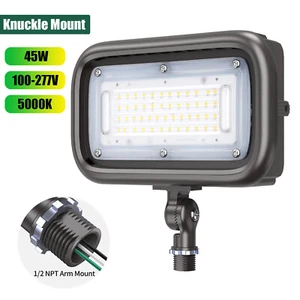 45W 5000K Mini LED Flood Lights Outdoor Security Flood Light with Knuckle Mount - Picture 1 of 14