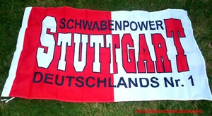 Bandera de Stuttgart "Alemania número 1" bandera de fan + 150 x 90 cm + para banderas - Imagen 1 de 1