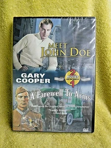 NEW/OOP DVD! RARE 2 FILMS GARY COOPER SET! MEET JOHN DOE, A FAREWELL TO ARMS! - Picture 1 of 7