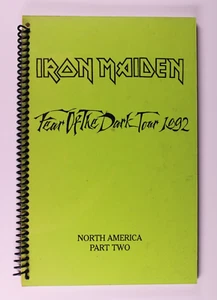 Iron Maiden Itinéraire Bruce Dickinson Original Fotd Tour N America Part 2 1992 - Picture 1 of 18