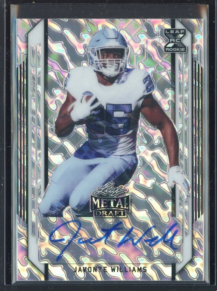 2021 Leaf Metal Draft Silver Marbles #BAJW2 Javonte Williams 43/60 - Image 1 of 1