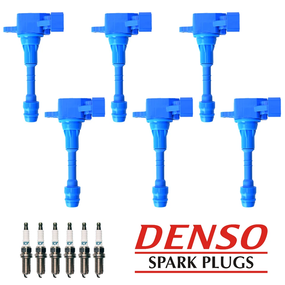 Катушка зажигания Performance и свеча зажигания Denso Iridium для 07 футов Nissan Maxima UF349 - Изображение 1 из 4