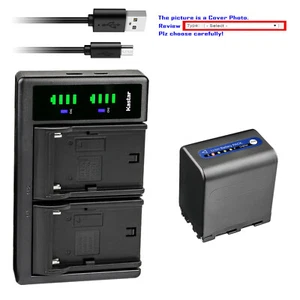 Kastar Battery LTD2 USB Charger for Sony NP-QM91D & Cyber-shot DSC-F828 DSC-R1 - Picture 1 of 11