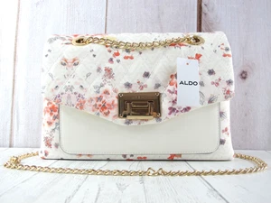Bolso Bandolera Aldo Floral Flor Doble Correa Hombro ~ NUEVO - Imagen 1 de 11