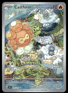 Castform Sunny Form #195/191 Pokemon SV08: Surging Sparks - Picture 1 of 2
