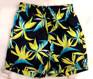 Old Navy Beach Shorts Boy (10-12) L - With Lining - Well Kept - Bright And Fun - Picture 1 of 9
