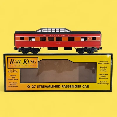 MTH 30-6061 Southern Pacific SP #10285 Streamlined Vista Dome Car O-27 Scale LN - Image 1 of 4