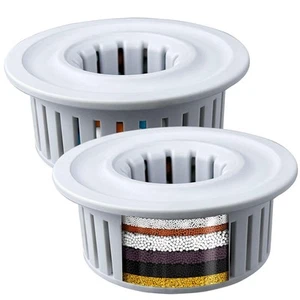 2 Pack Shower Filtered Cartridges, Replacement Multi-Stage Shower Head Filter... - Bild 1 von 7