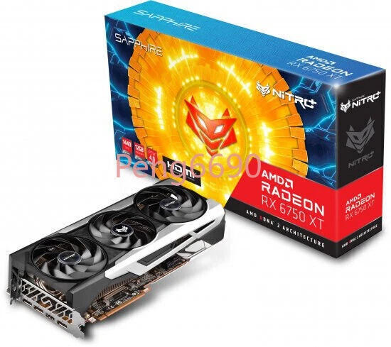 SAPPHIRE NITRO+ AMD Radeon RX 6750 XT 12GB GDDR6 Graphics Card - Image 1 of 1