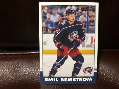 2020 O-Pee-Chee Retro Emil Bemstrom # 203 Blue Jackets - Image 1 of 2