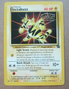 Electabuzz #2 Black Star Movie Promo—WOTC TCG Pokemon Card - Picture 1 of 11