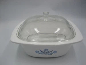 Corning Ware vintage 4 cuartos HORNO HOLANDÉS con ESTANTE Y TAPA ACIANO P-34-B - Imagen 1 de 9