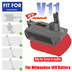 Adapter for Milwaukee 18V Battery Convert to for Dyson V11 SV14 Screw-in Vacuums