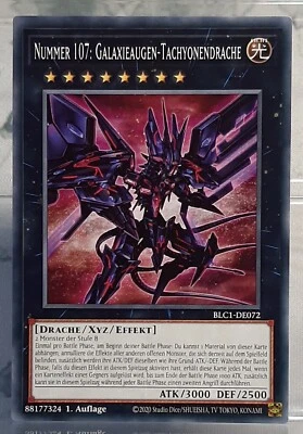 Nummer 107: Galaxieaugen-Tachyonendrache - Battles of Legend: Chapter 1 - DE/NM - Bild 1 von 2