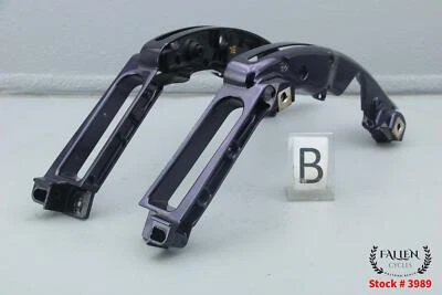 Harley Street Glide CVO 2015 alforja soportes de montaje azul ultravioleta Foto 1 de 4