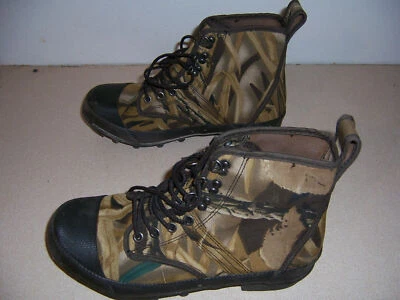 CABELAS 83-0348 WATERPROOF CAMO HUNTING BOOTS, MENS SIZE 10 - Image 1 of 4