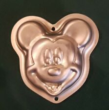 Moule à gâteau en métal vintage Mickey Mouse Disney