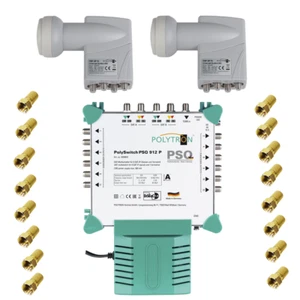 Polytron 9 - 12 SAT Multischalter 12 Teilnehmer, Quattro Lnb +16 F-Stecker - Bild 1 von 4