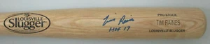 Yankees TIM RAINES Signed Louisville Slugger Name Engraved Blonde Bat AUTO - JSA - Picture 1 of 2