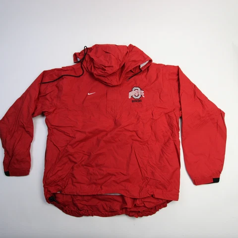 Ohio State Buckeyes RegattaSport Rain Jacket Men's Dark Red Used Cover