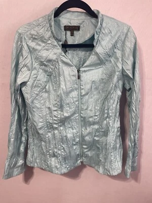 Chaqueta PICADILLY Mujer M Ligera Cremallera Frontal Material Arrugado 100% Poliéster Foto 1 de 4