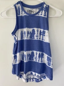Mudd Blue Tie Dye Tank Top For Girls- Size 10- VGUC - Picture 1 of 5