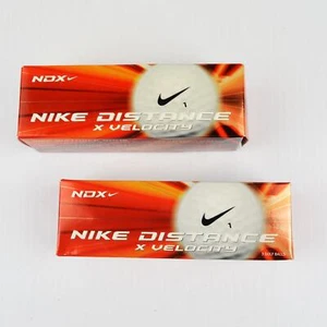  NIKE Distance X Velocity NDX Long Performance Golf Balls Branded 2 Boxes - NEW - Picture 1 of 6