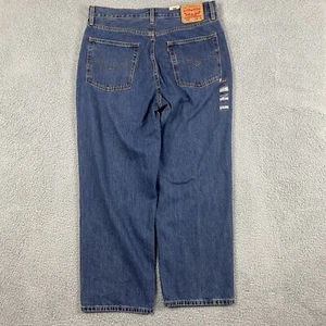 Levis 578 Jeans Mens 36x32 (Fits 37x30) Blue Baggy Tapered Wide Leg Denim IRR - Picture 1 of 20