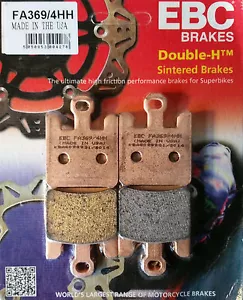 EBC/FA369/4HH Sintered Brake Pads (Front) for Kawasaki ZX6R, ZX6RR, ZX10R, ZX12R - Picture 1 of 2