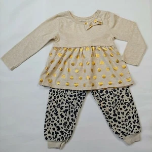 Little Girl Toddler Long Sleeve Shirt & Pants 2T - Picture 1 of 8