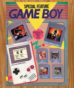 Game Boy Ultima Runes of Virtue , R-Type - Video Game Print Ads Poster Art 1991 - Picture 1 of 3