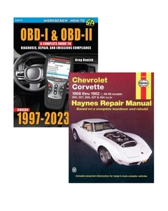 OBD-I OBD-II Guide Chevrolet Corvette 1968-1982 All V8 Models Manual 2 Book Set - Picture 1 of 3