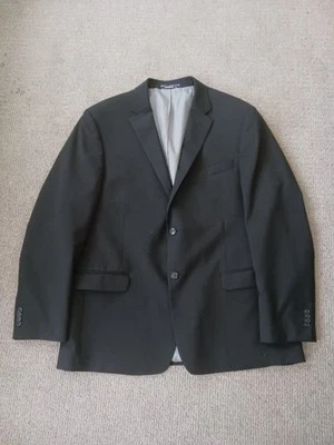 Blazer Tommy Hilfiger Traje Negro 46R Mezcla Lana Foto 1 de 4