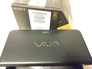 SONY VAIO TYPE P VCP11AKJ Black Intel Atom Z550 2GB SSD 128GB Win 7 Home Premium - Picture 1 of 6