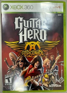 Guitar Hero: Aerosmith (Microsoft Xbox 360, 2008) CIB Complete in Box Tested - Picture 1 of 4