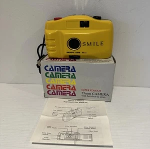 Camera Analogue Smile 35mm OPTICAL LENS F/9 Vintage Design 20th Brand New W Box - Bild 1 von 8