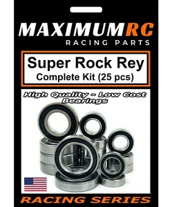 MAXRC - Losi 1/6 Super Rock Rey SRR Rubber Sealed Bearing Kit Upgrade Parts (25) - Picture 1 of 3