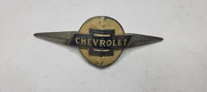 1934 1935 (1936 Truck) Chevy Radiator Grill Emblem Badge Chevrolet Broken - Picture 1 of 8