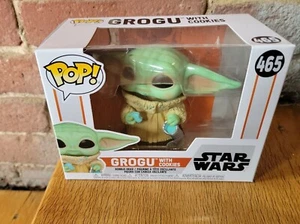 Funko Pop Grogu with Cookies Star Wars The Mandalorian #465 - Picture 1 of 2