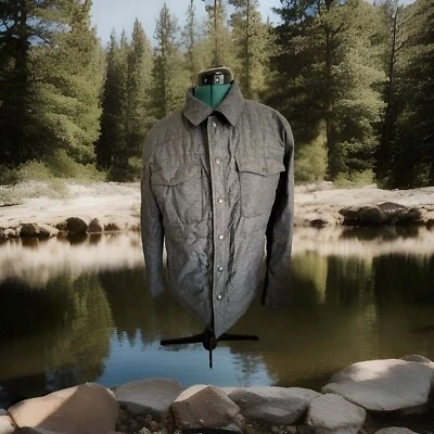 Lucky Brand Men’s Reversible Light Weight Jacket Size S Blue/Gray Side Pockets - Image 1 of 4