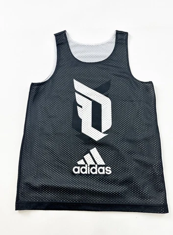 Damian Lillard Camp Jersey Youth Small Black White Reversible Rare Cover