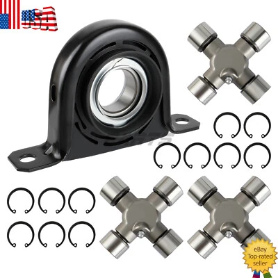 For 99-2010 Ford F250 F350 Super duty Rear Driveshaft Carrier Bearing & U Joint - Image 1 of 4