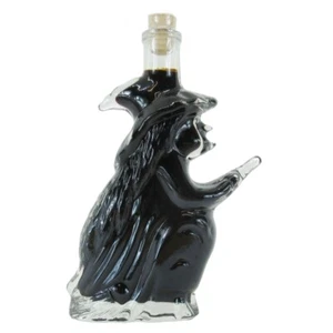 Vinagre de abolladuras de peste de Halloween en bruja sobre escoba con aceto balsámico 200 ml - Imagen 1 de 7