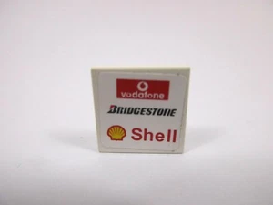 LEGO White Tile + Sticker Ref 3068bpb0810 Set 8654 Scuderia Ferrari Truck - Picture 1 of 1