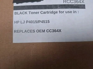 HP 64X Black High-yield Toner Cartridge (CC364X) - NEW FACTORY SEALED - Picture 1 of 3