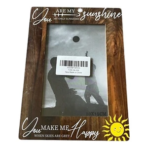 Cornice portafoto legno You are My Sunshine regali 4x6 amore ispirazione - Foto 1 di 2