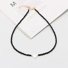 Colorful Choker Necklace Shell Love Short Necklace Glass Beads Collar  For Girl